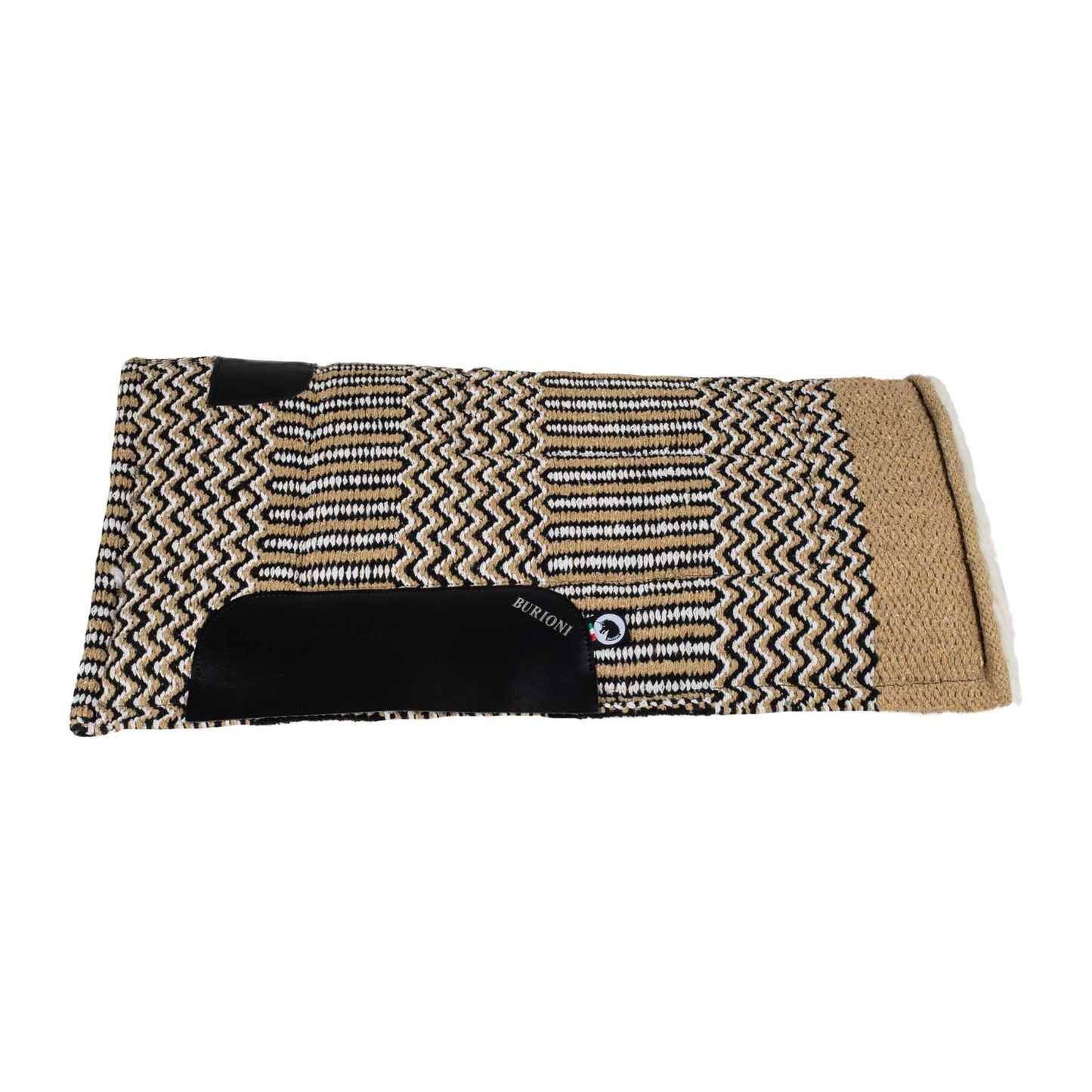 Manta occidental New Wave pura lana Burioni - Beige