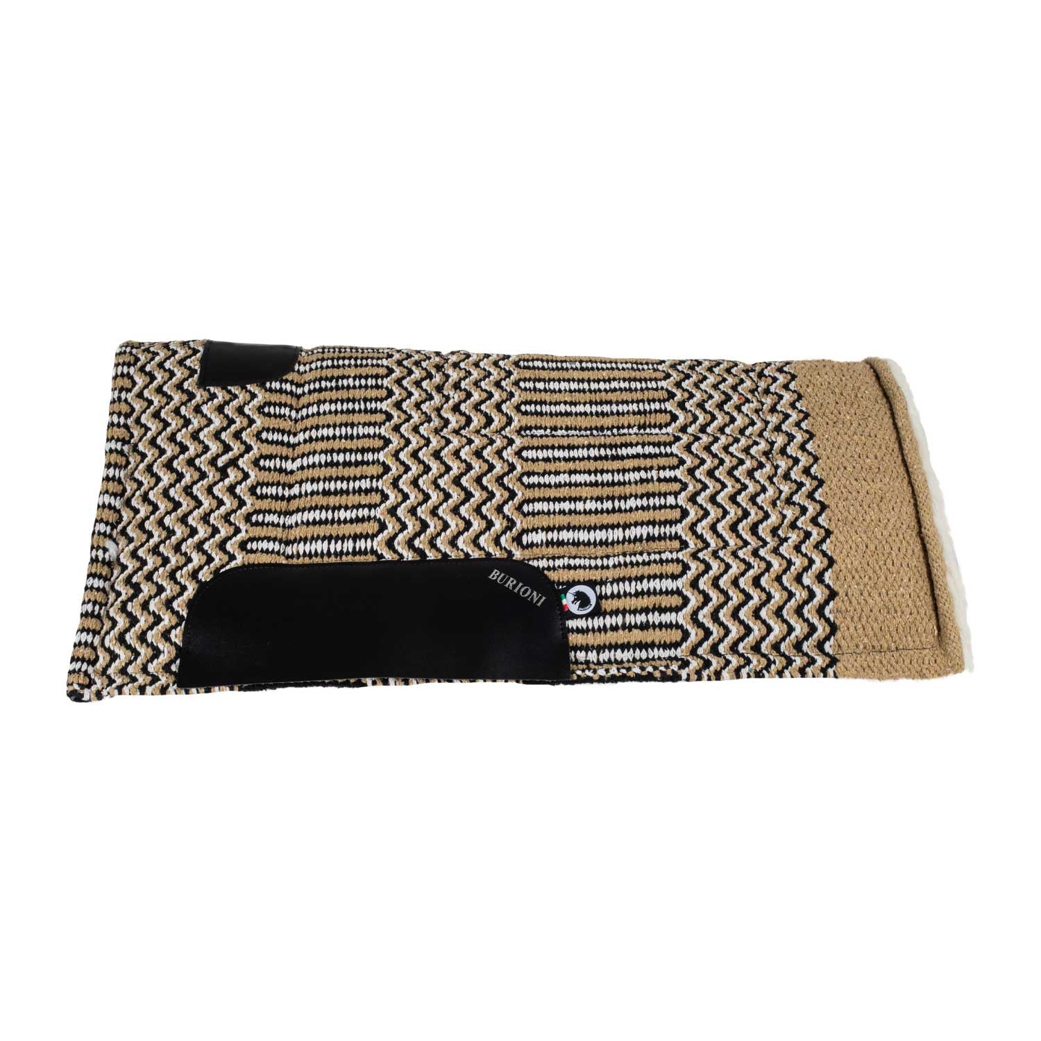 Manta occidental New Wave pura lana Burioni - Beige