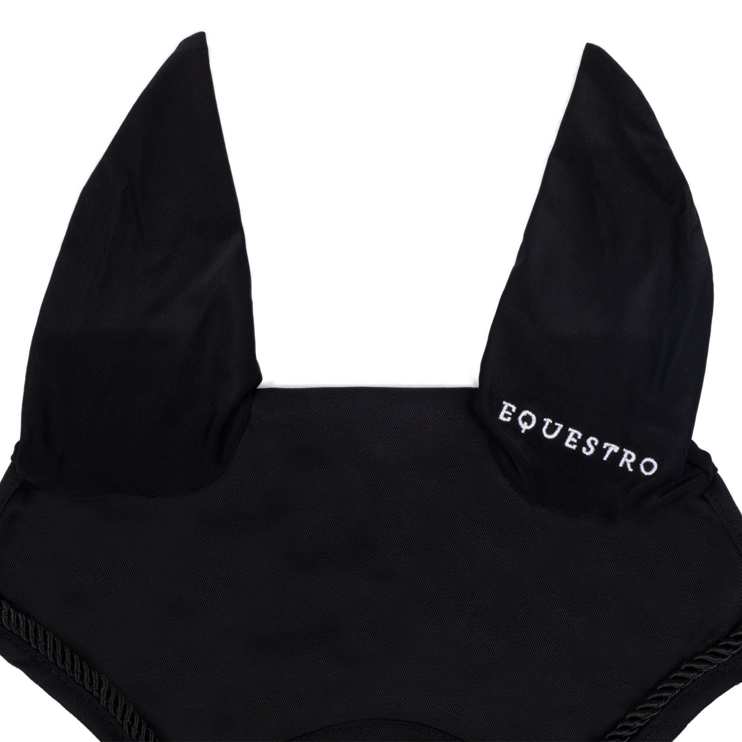 Gorro de algodón con logo central Equestro - Negro