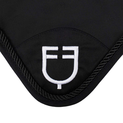 Gorro de algodón con logo central Equestro - Negro