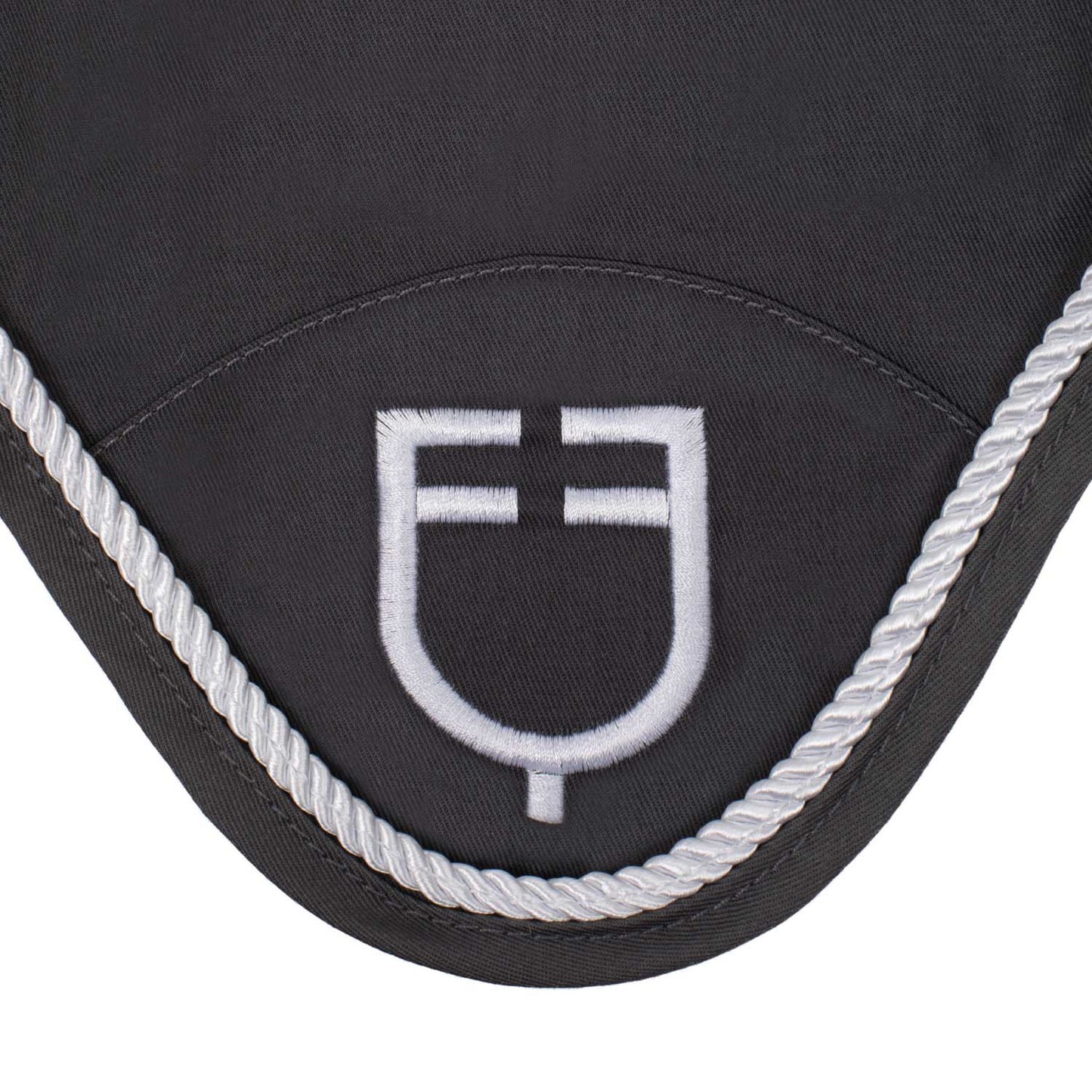 Gorro de algodón con logo central Equestro - Gris