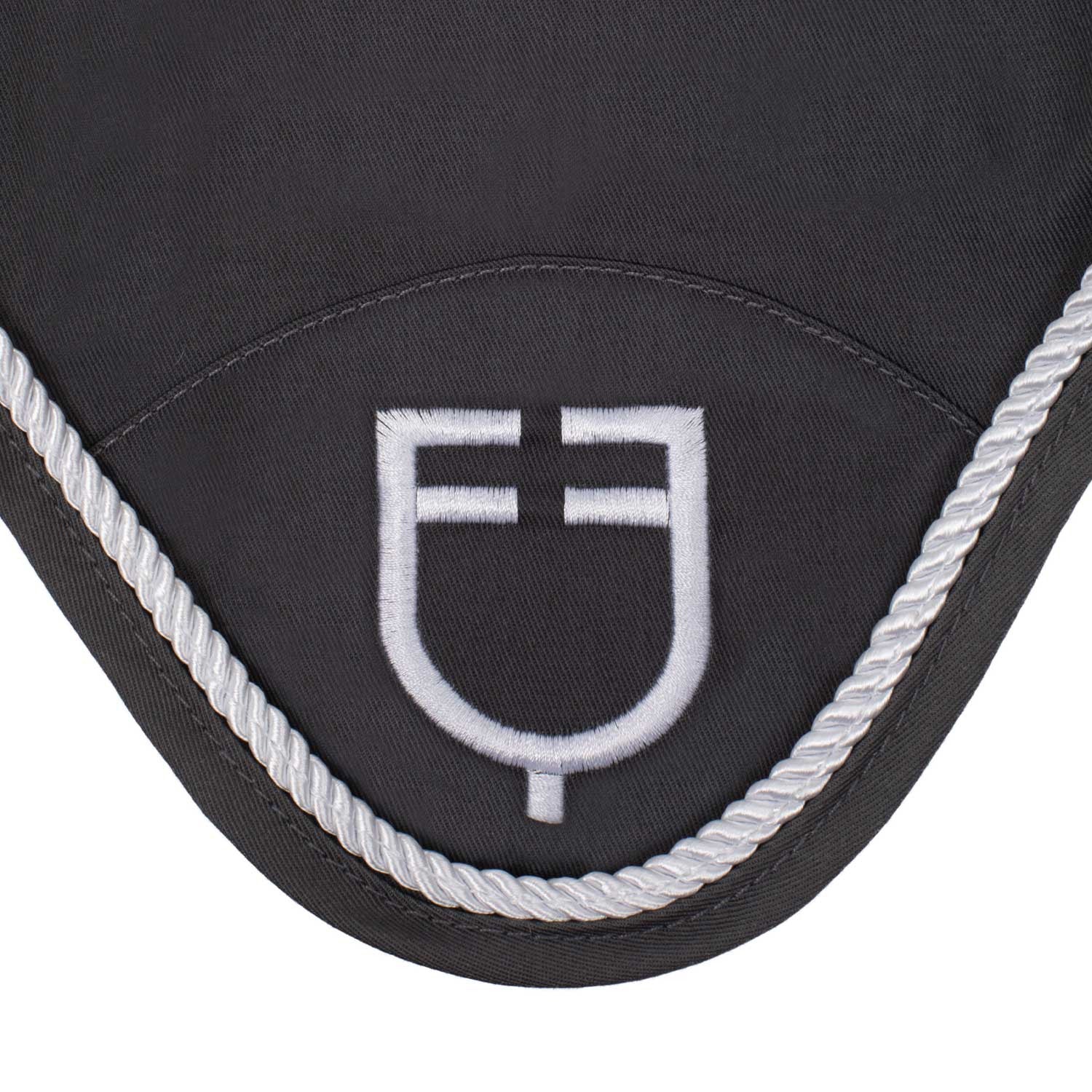 Gorro de algodón con logo central Equestro - Gris