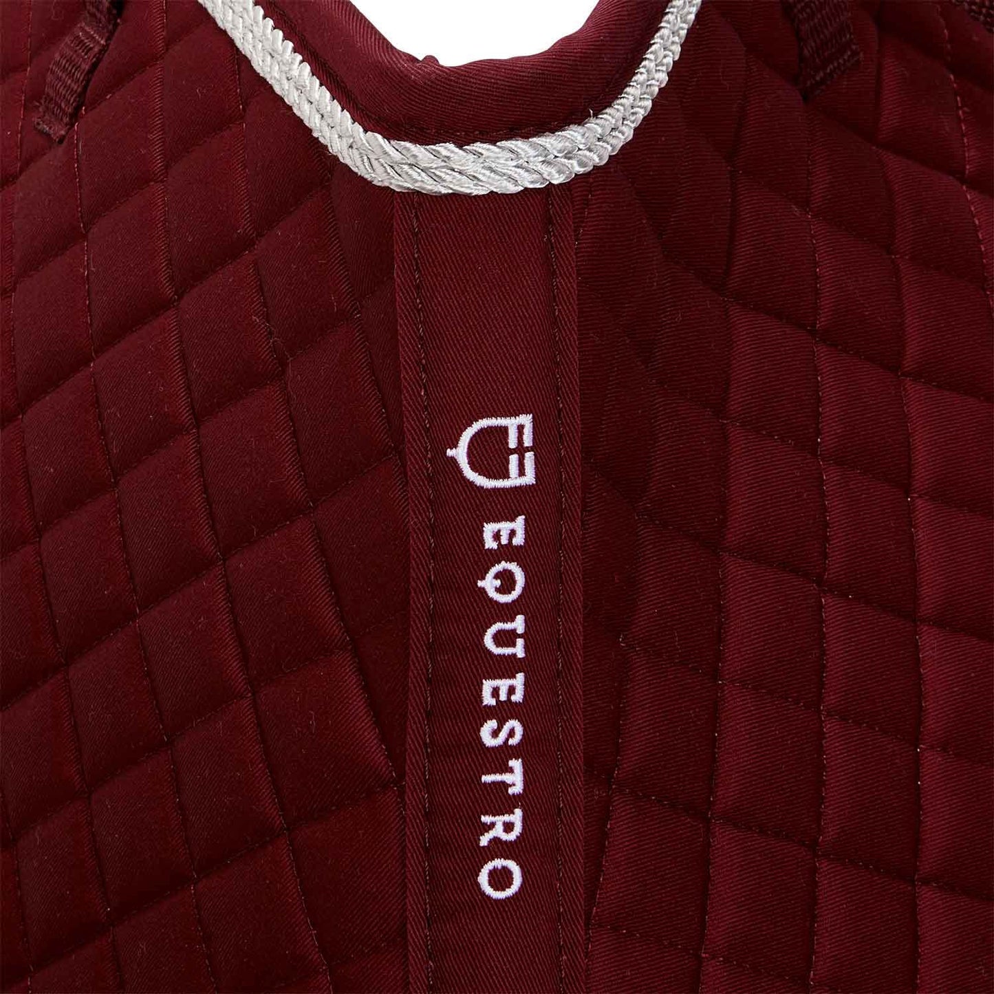 Sudadera de salto anatómica de algodón Equestro - Burdeos