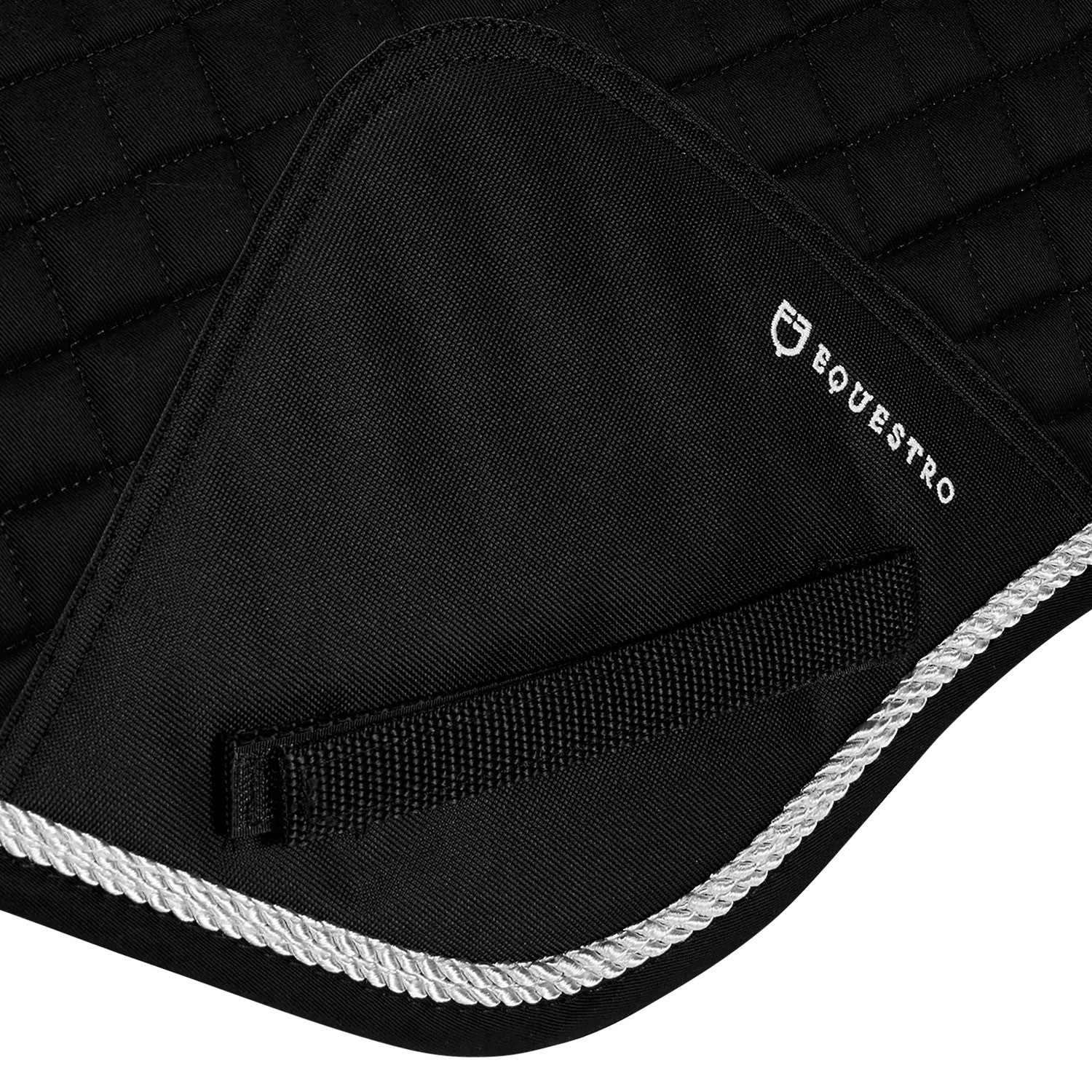 Sudadera de salto anatómica de algodón Equestro - Negro