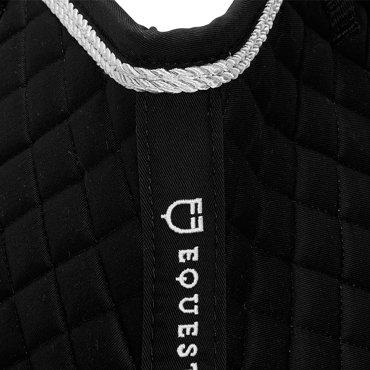 Sudadera de salto anatómica de algodón Equestro - Negro