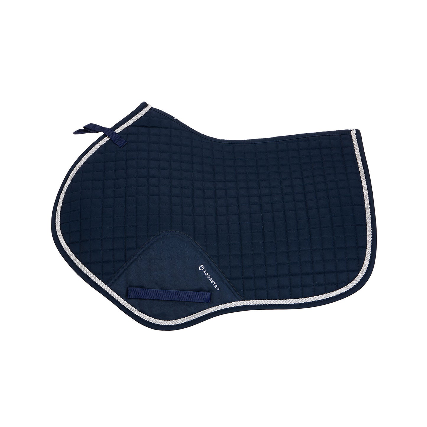 Sudadera de salto anatómica de algodón Equestro - Azul marino