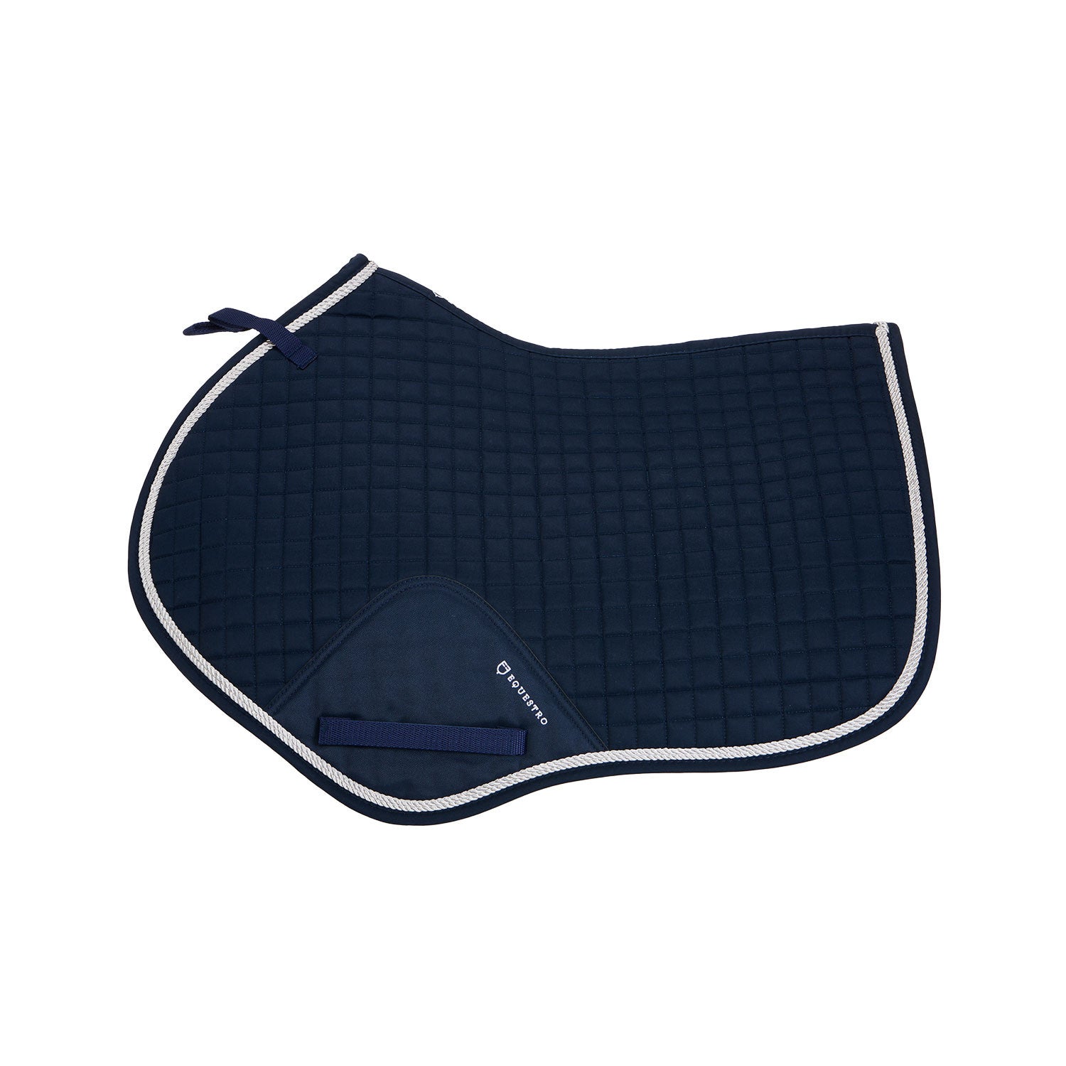 Sudadera de salto anatómica de algodón Equestro - Azul marino