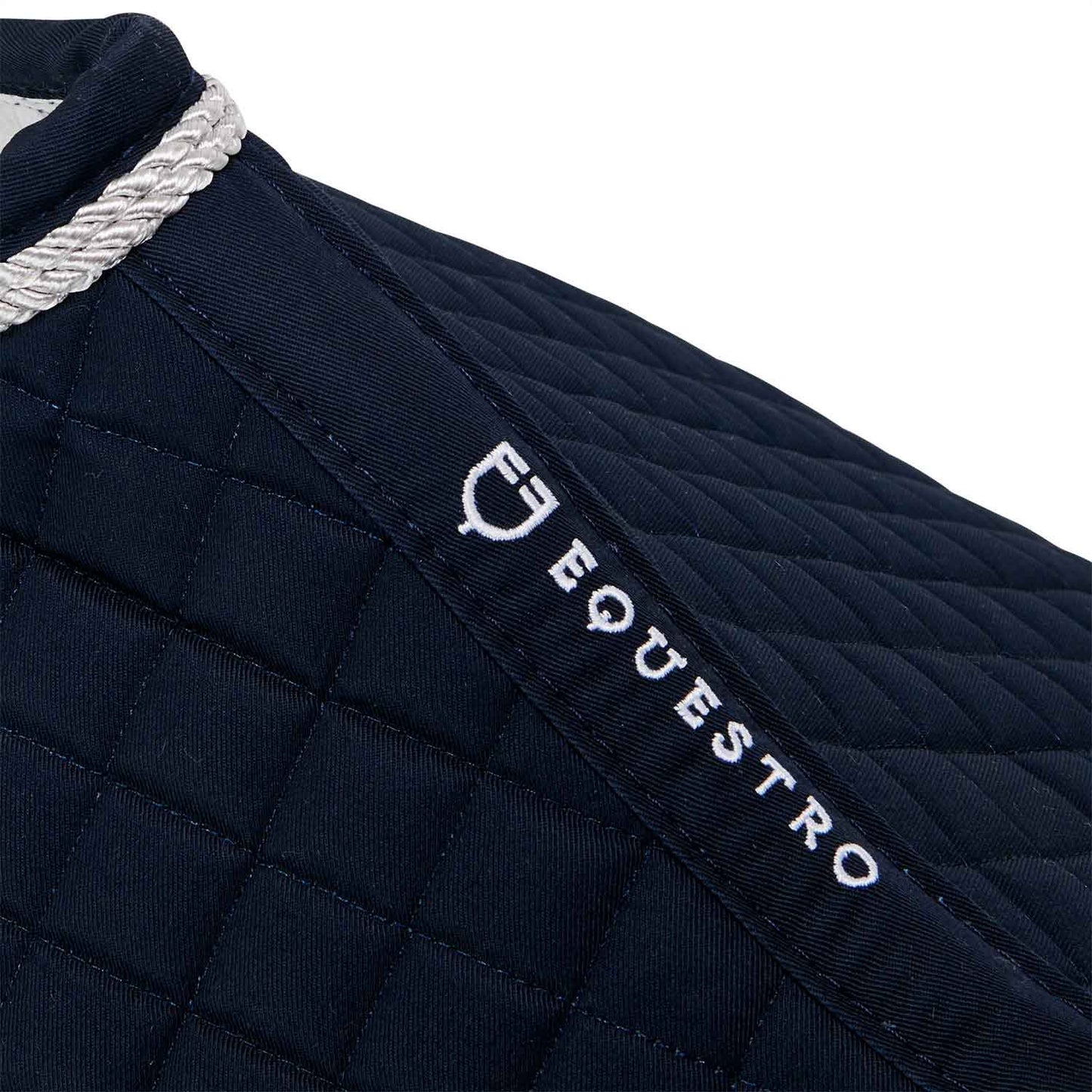 Sudadera de salto anatómica de algodón Equestro - Azul marino