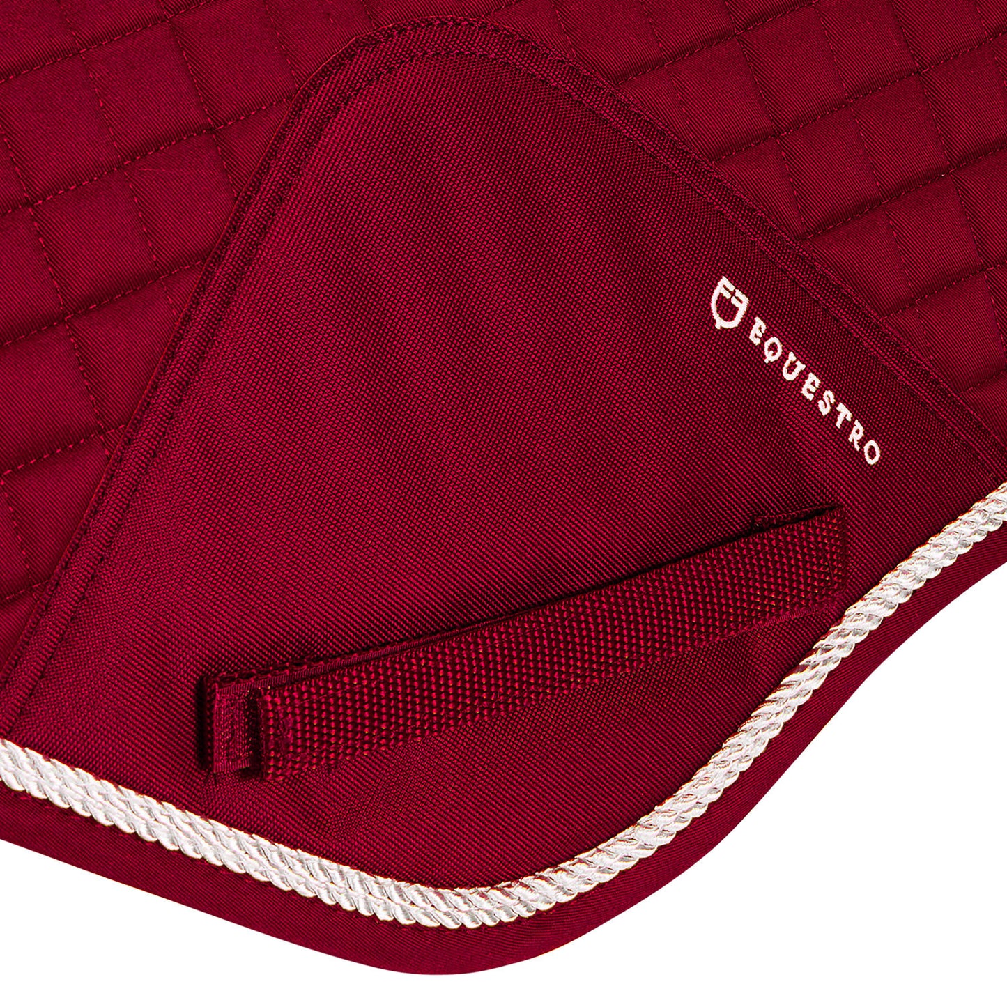 Sudadera de salto anatómica de algodón Equestro - Rojo