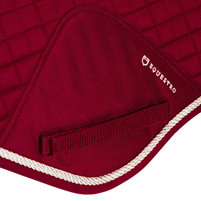 Sudadera de salto anatómica de algodón Equestro - Rojo