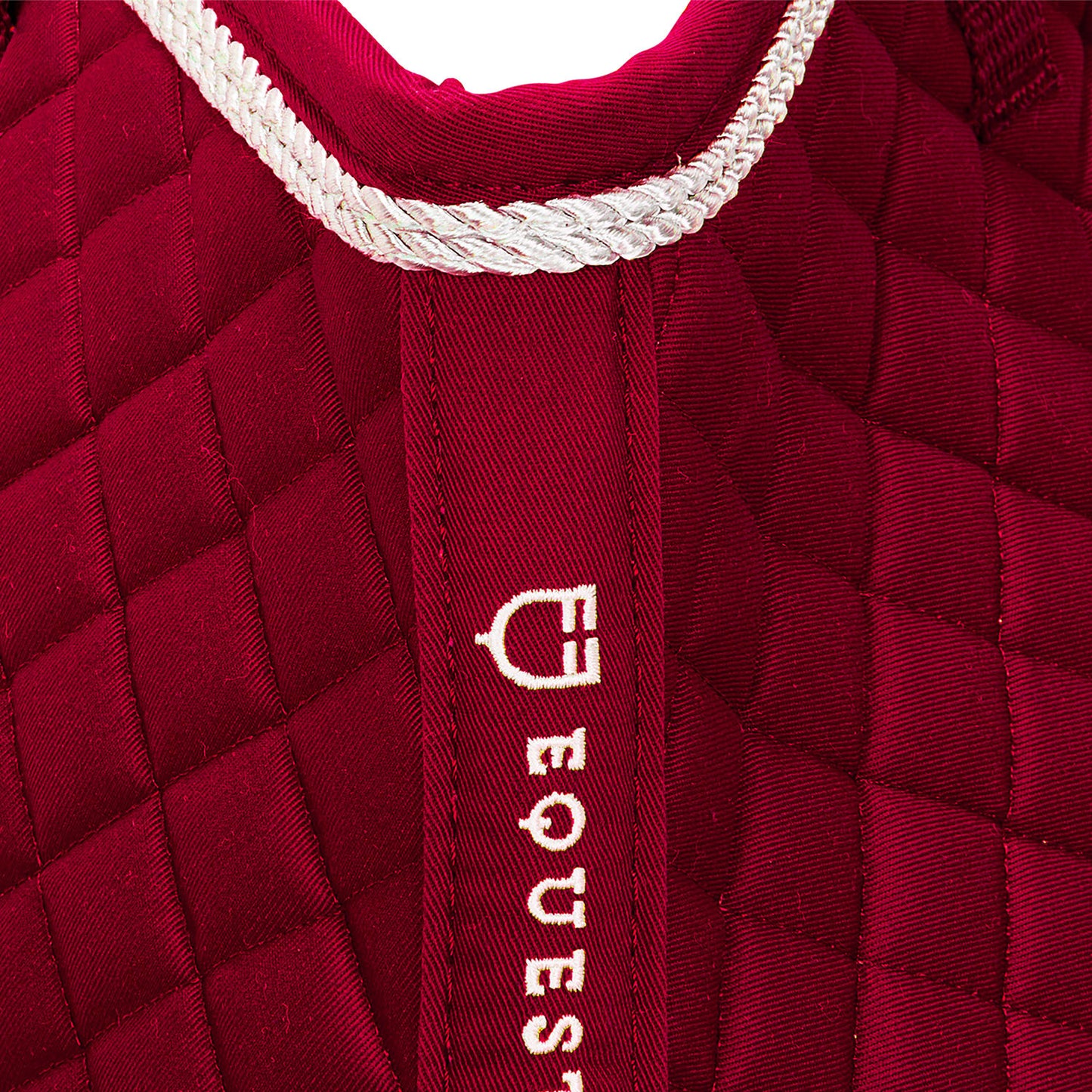 Sudadera de salto anatómica de algodón Equestro - Rojo