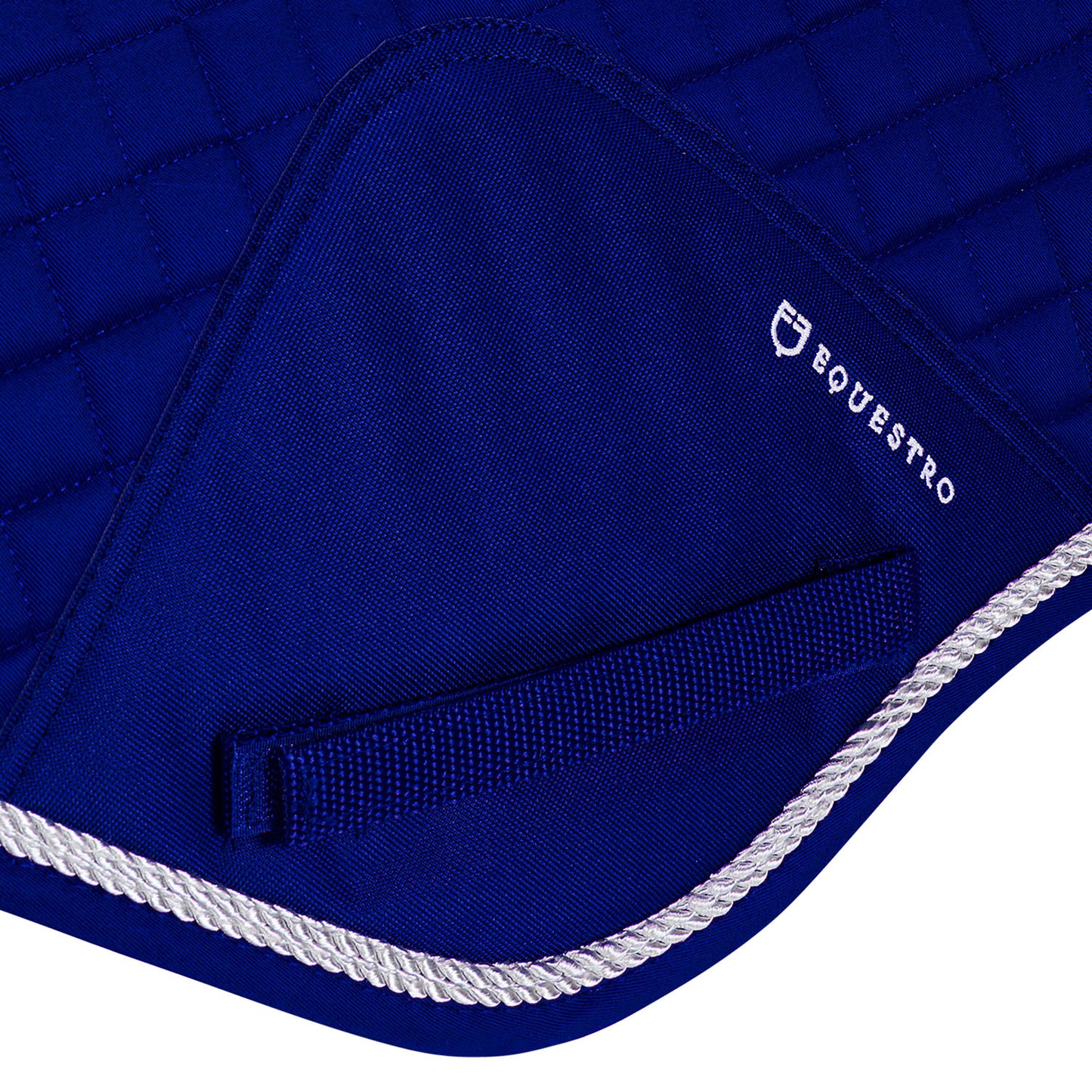 Sudadera de salto anatómica de algodón Equestro - Azul royal