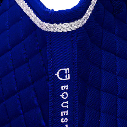 Sudadera de salto anatómica de algodón Equestro - Azul royal