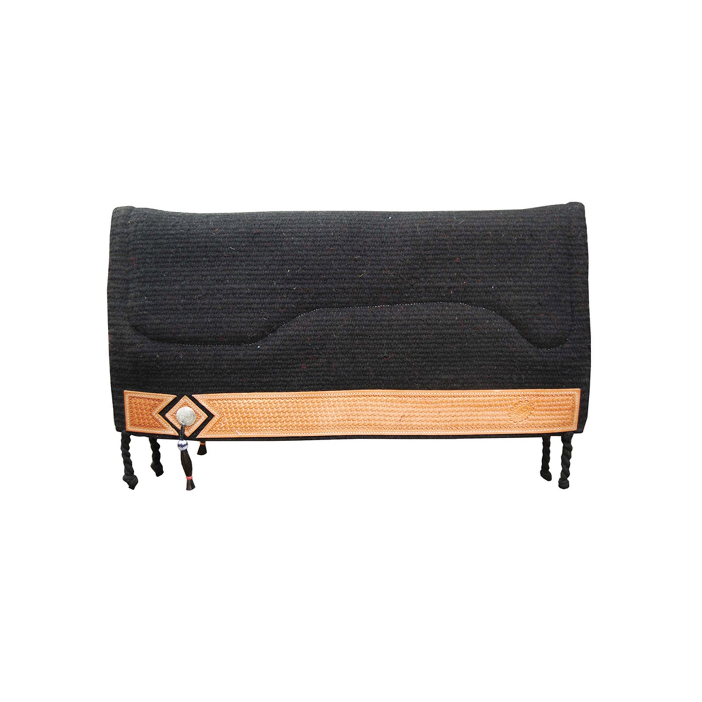 Manta western show alpaca barbwire Pool's - Negro