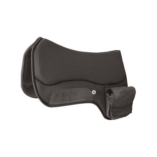 Manta western tt+sympa con bolsillos Burioni - Negro