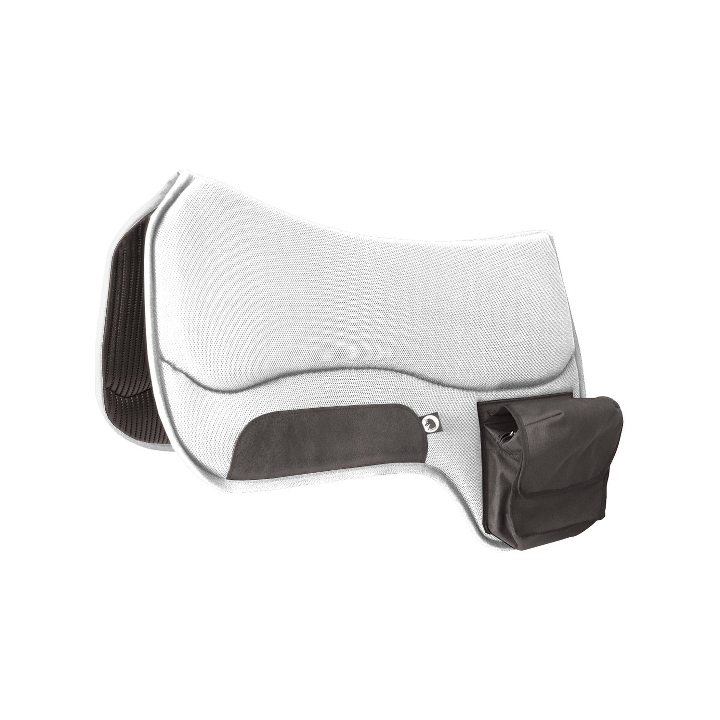 Manta western tt+sympa con bolsillos Burioni - Blanco
