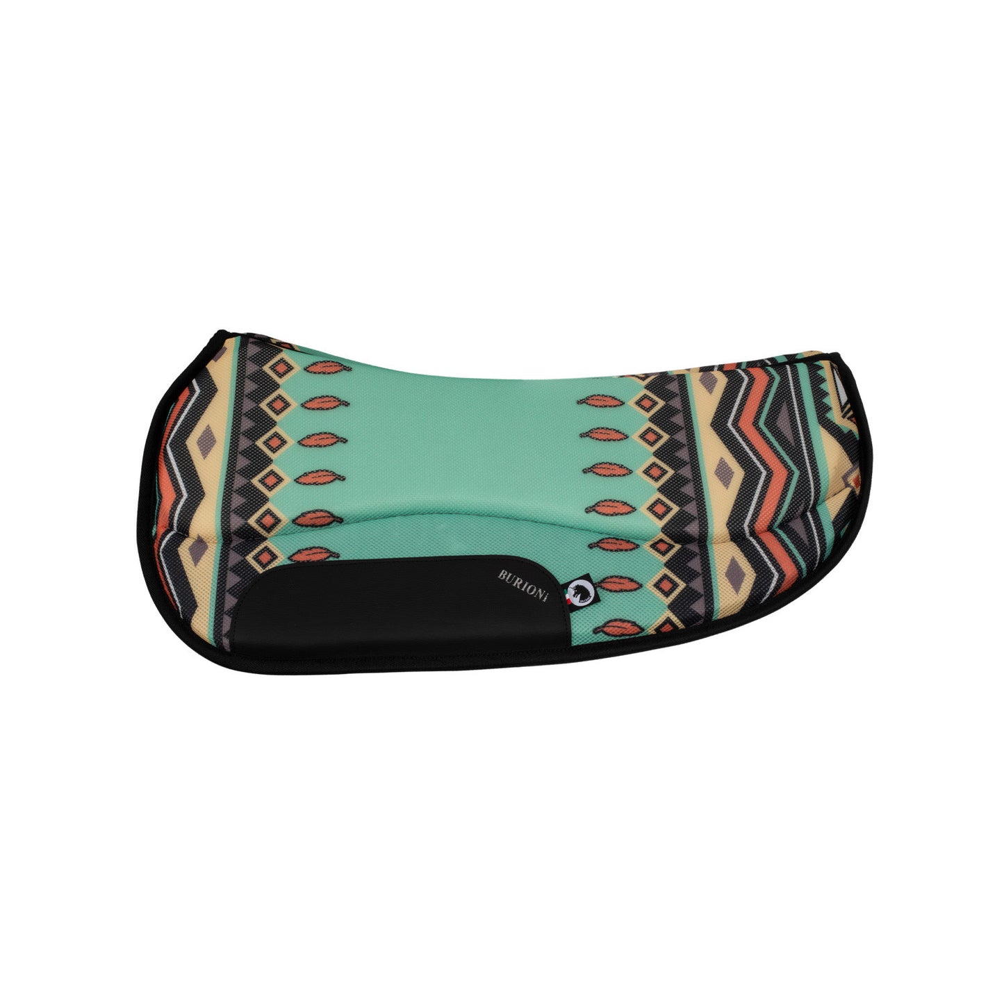 Cojín western barrel TT con Sympa nuevo diseño Burioni - Indi Green