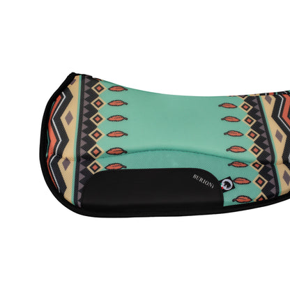 Cojín western barrel TT con Sympa nuevo diseño Burioni - Indi Green