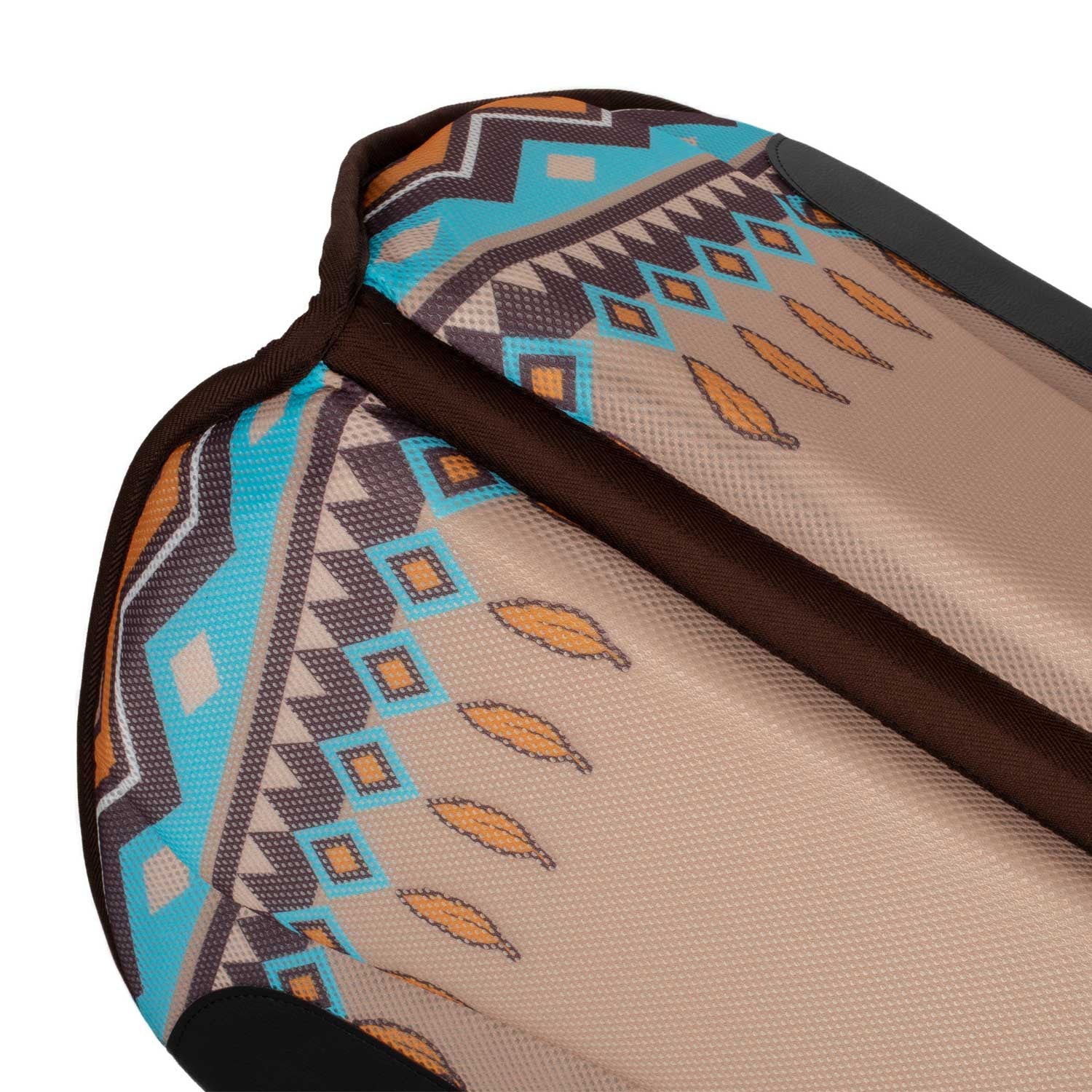 Cojín western barrel TT con Sympa nuevo diseño Burioni - Indi Hazelnut