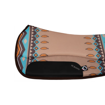 Cojín western barrel TT con Sympa nuevo diseño Burioni - Indi Hazelnut