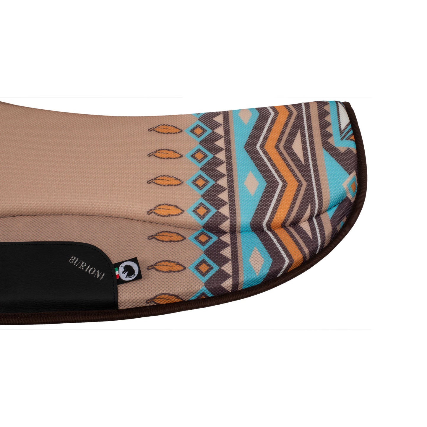 Cojín western barrel TT con Sympa nuevo diseño Burioni - Indi Hazelnut