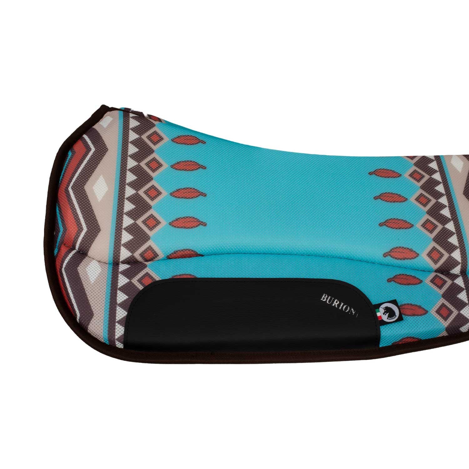 Cojín western barrel TT con Sympa nuevo diseño Burioni - Indi Light Blue