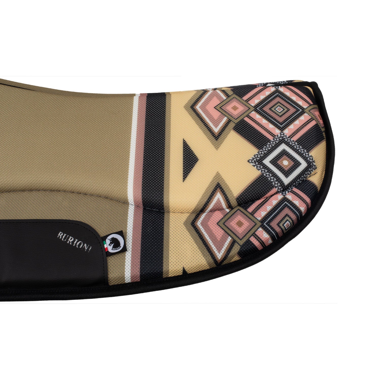 Cojín western barrel TT con Sympa nuevo diseño Burioni - Rombi Cream