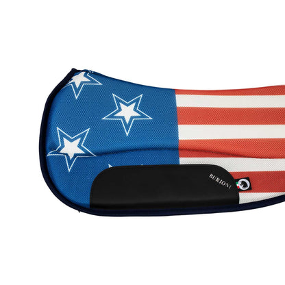 Cojín western barrel TT con Sympa nuevo diseño Burioni - Usa Flag