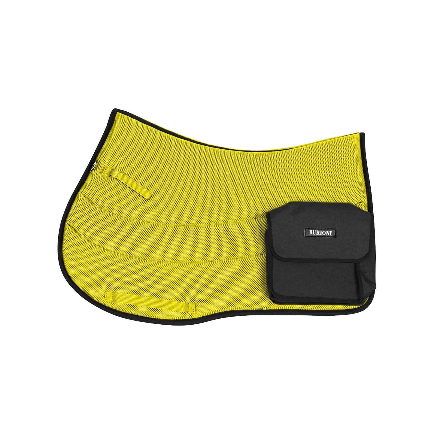 Silla de montar trekking con bolsillos Techno + Sympa Burioni - Yellow Fluo