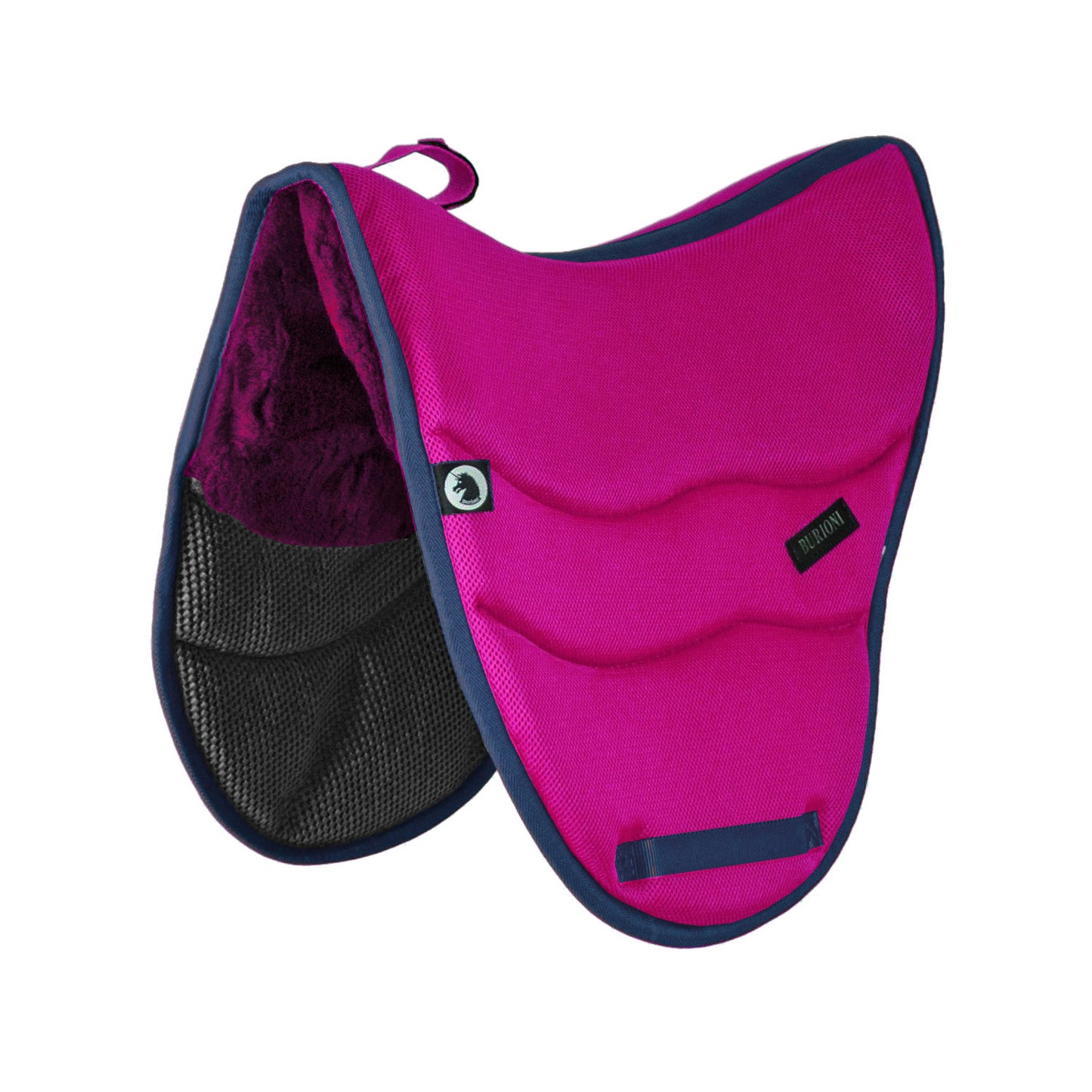 Manta de montar endurance techno/sympa pile de alta densidad Tora Bora Burioni - Fucsia
