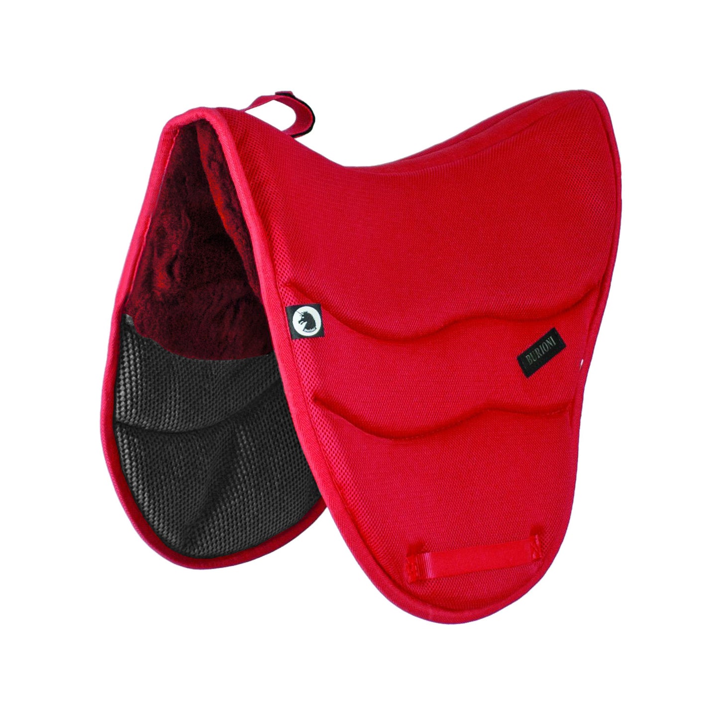 Manta de montar endurance techno/sympa pile de alta densidad Tora Bora Burioni - Rojo