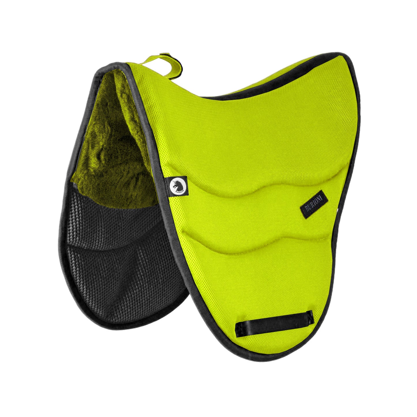 Manta de montar endurance techno/sympa pile de alta densidad Tora Bora Burioni - Yellow Fluo