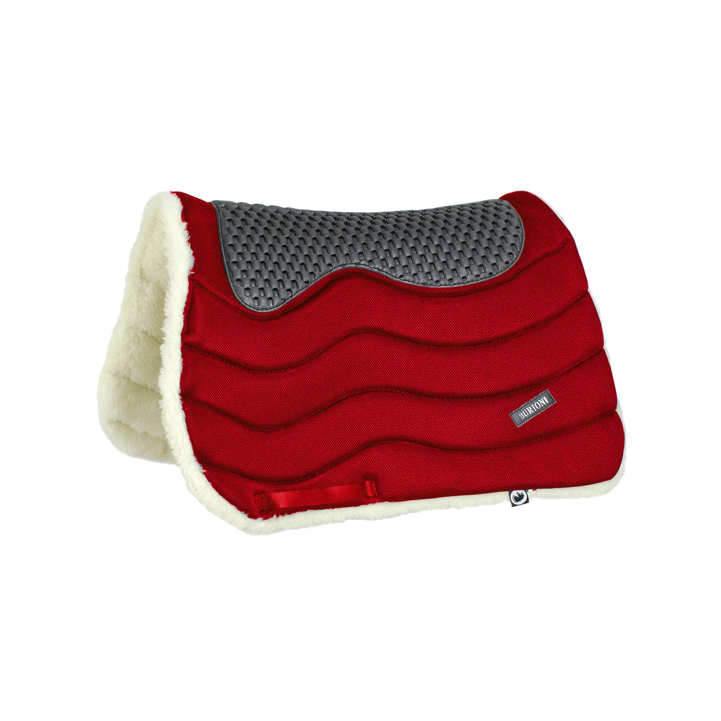 Travesín trekking tt/lana + almohadilla de pluma Burioni - Rojo