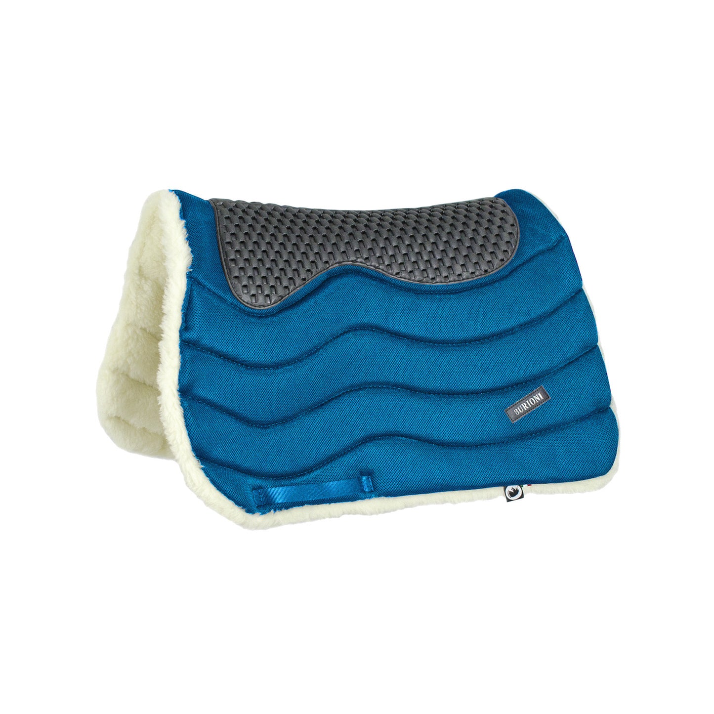Travesín trekking tt/lana + almohadilla de pluma Burioni - Azul royal