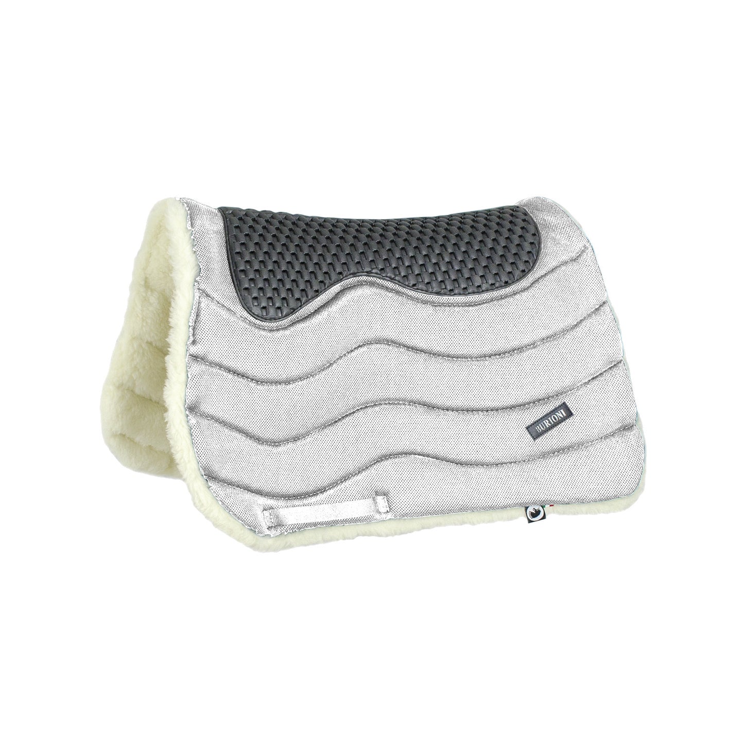 Travesín trekking tt/lana + almohadilla de pluma Burioni - Blanco