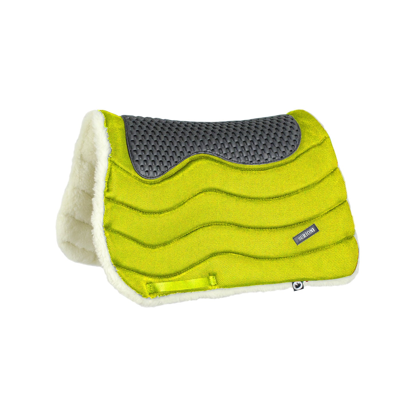 Travesín trekking tt/lana + almohadilla de pluma Burioni - Yellow Fluo