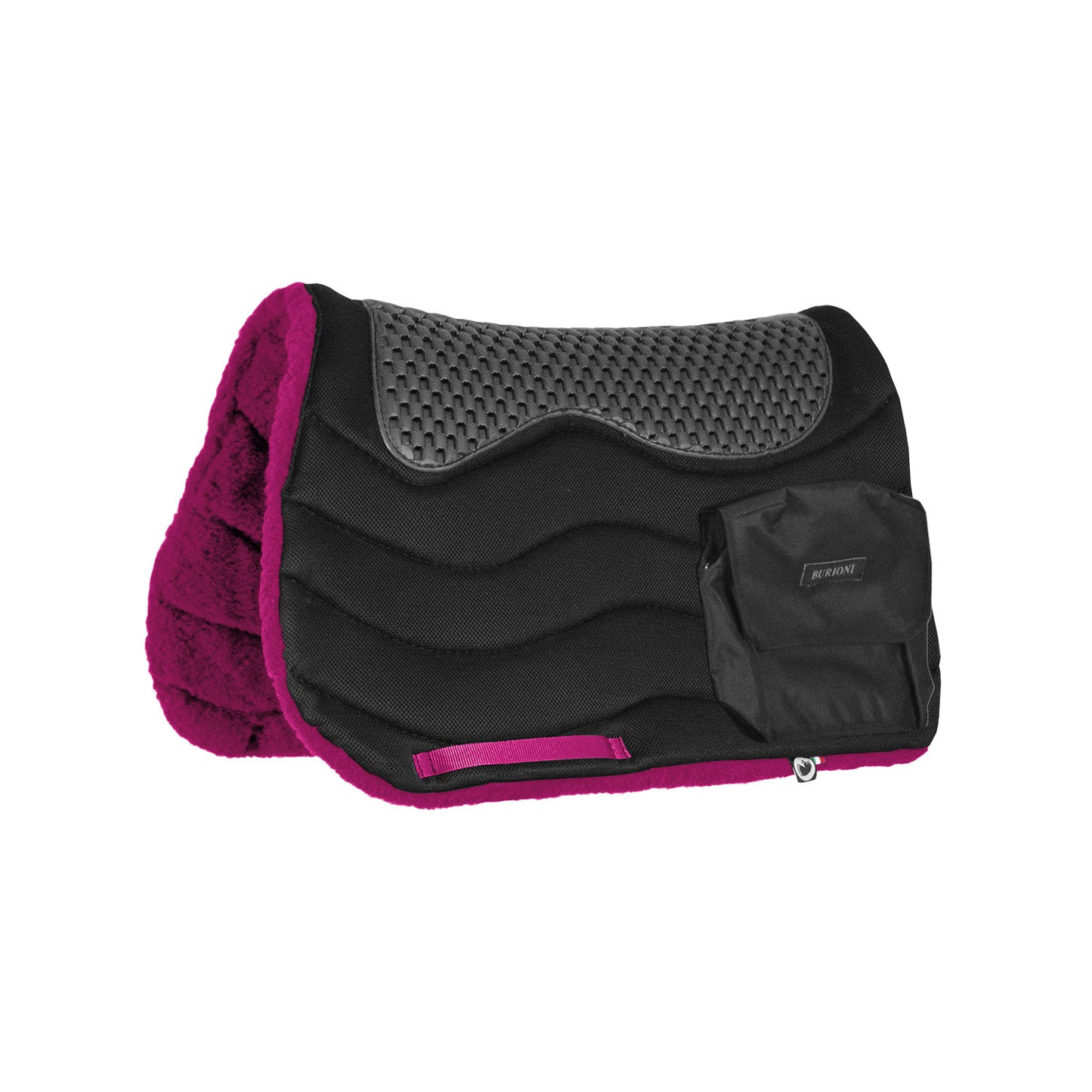 Silla trekking c/bolsillos tt/pile hd + pluma pad Burioni - Fucsia