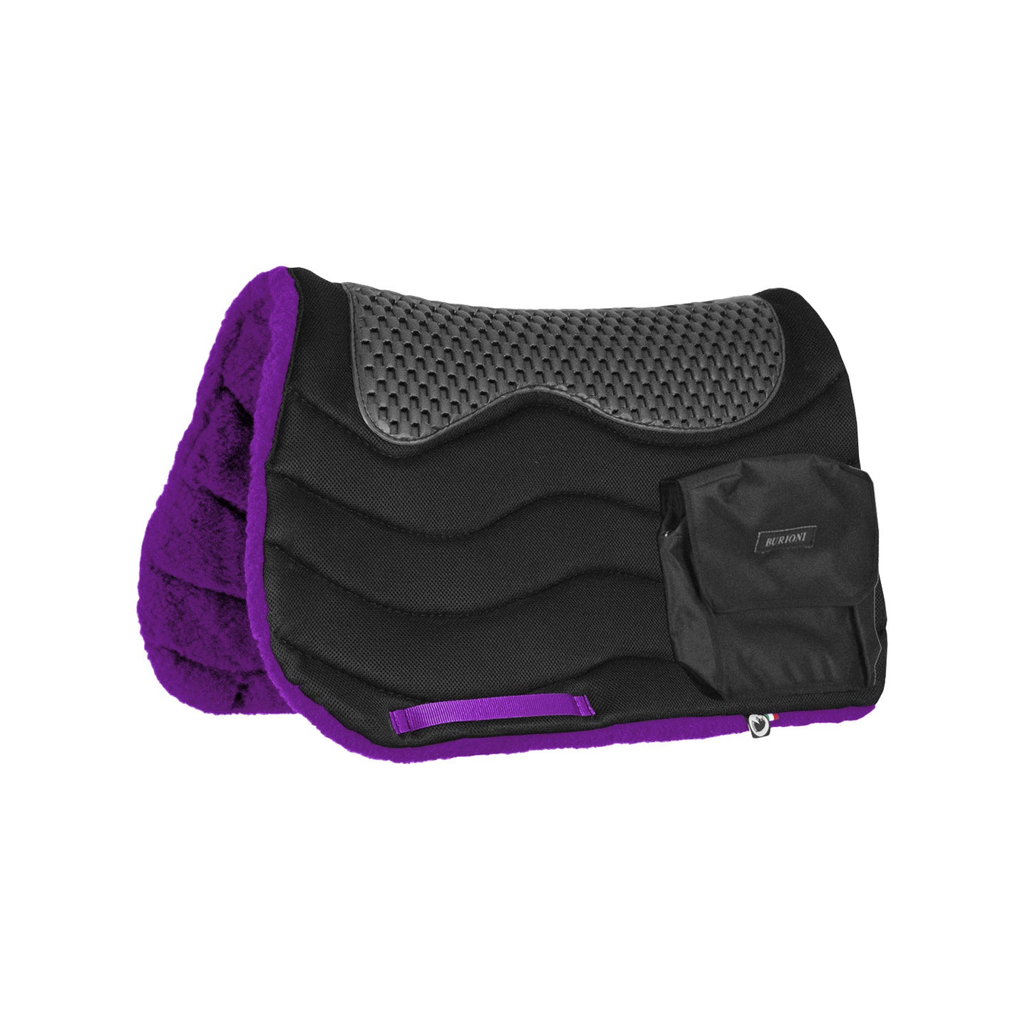 Silla trekking c/bolsillos tt/pile hd + pluma pad Burioni - Morado