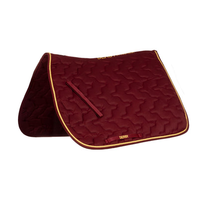 Mantilla con cordón Derby - Burgundy/Gold/Burgundy