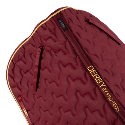 Mantilla con cordón Derby - Burgundy/Gold/Burgundy