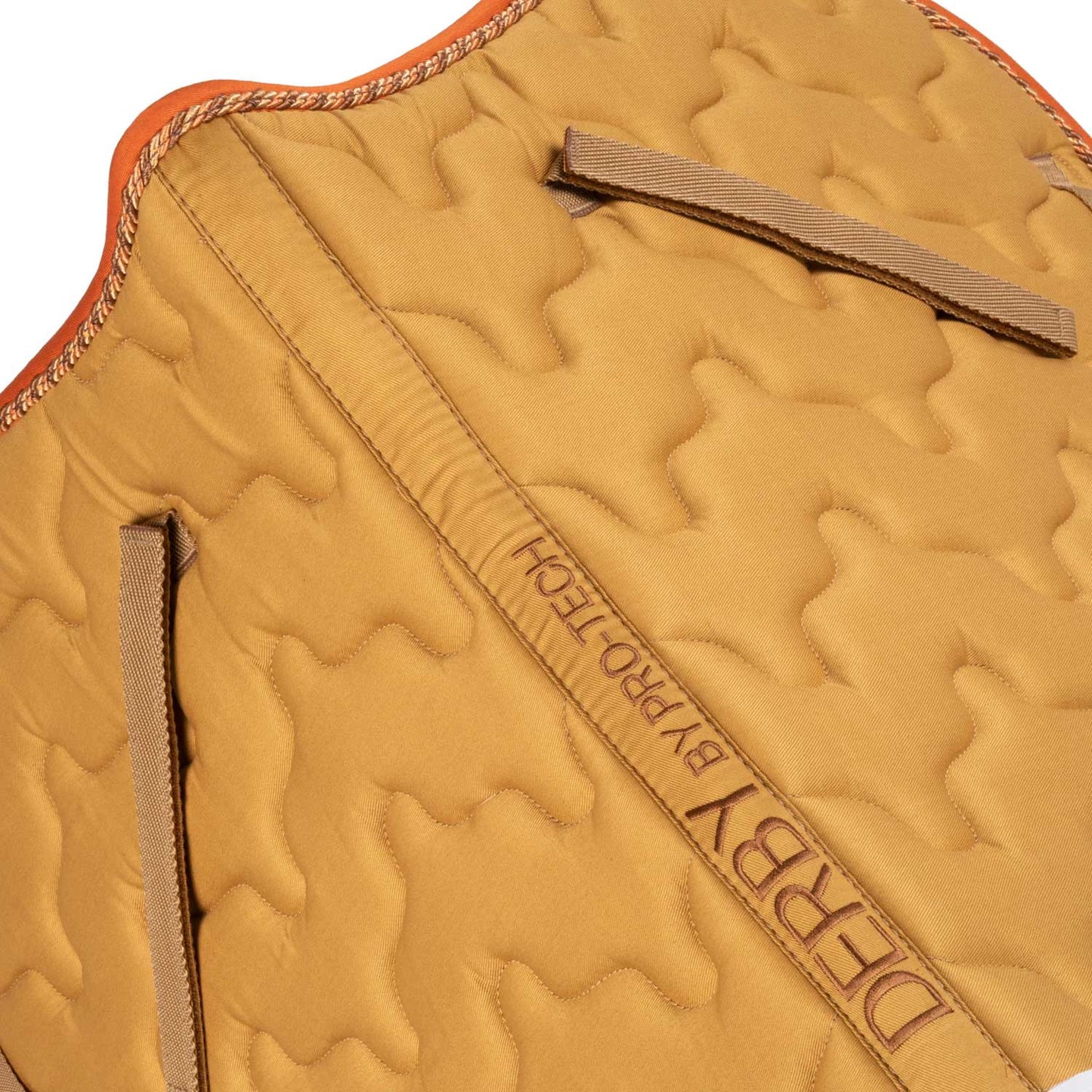 Sudadera para pony con cordón Derby - Camel/Multi/Orange