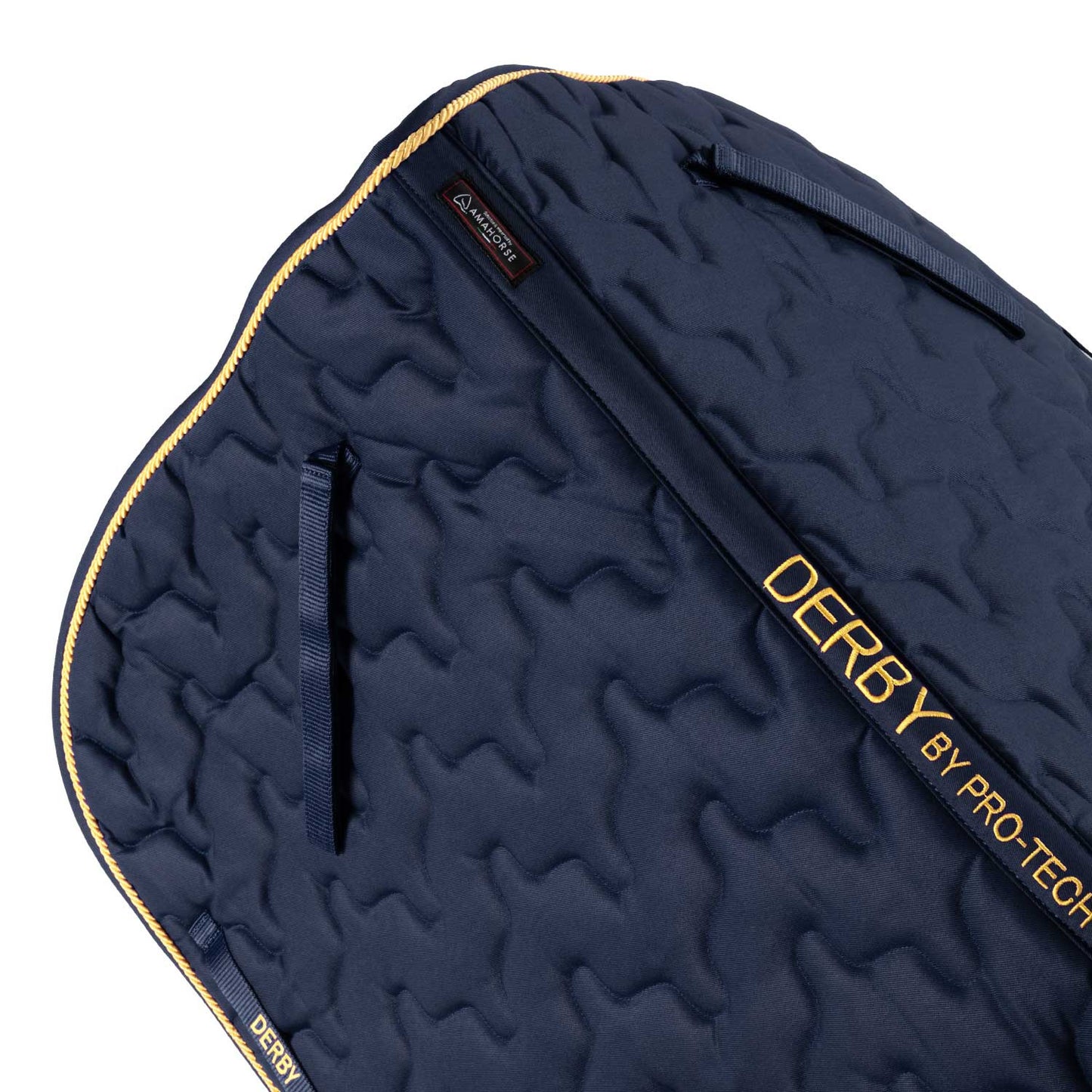Sudadera para pony con cordón Derby - Navy/Gold/Navy