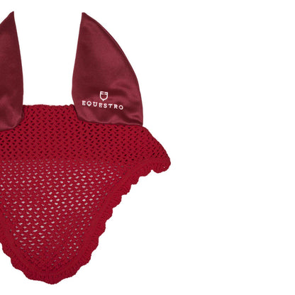 Gorro de punto con orejas elásticas Equestro - Burdeos