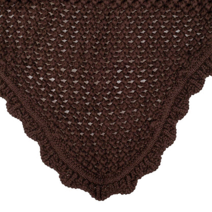 Gorro de punto con orejas elásticas Equestro - Marrón