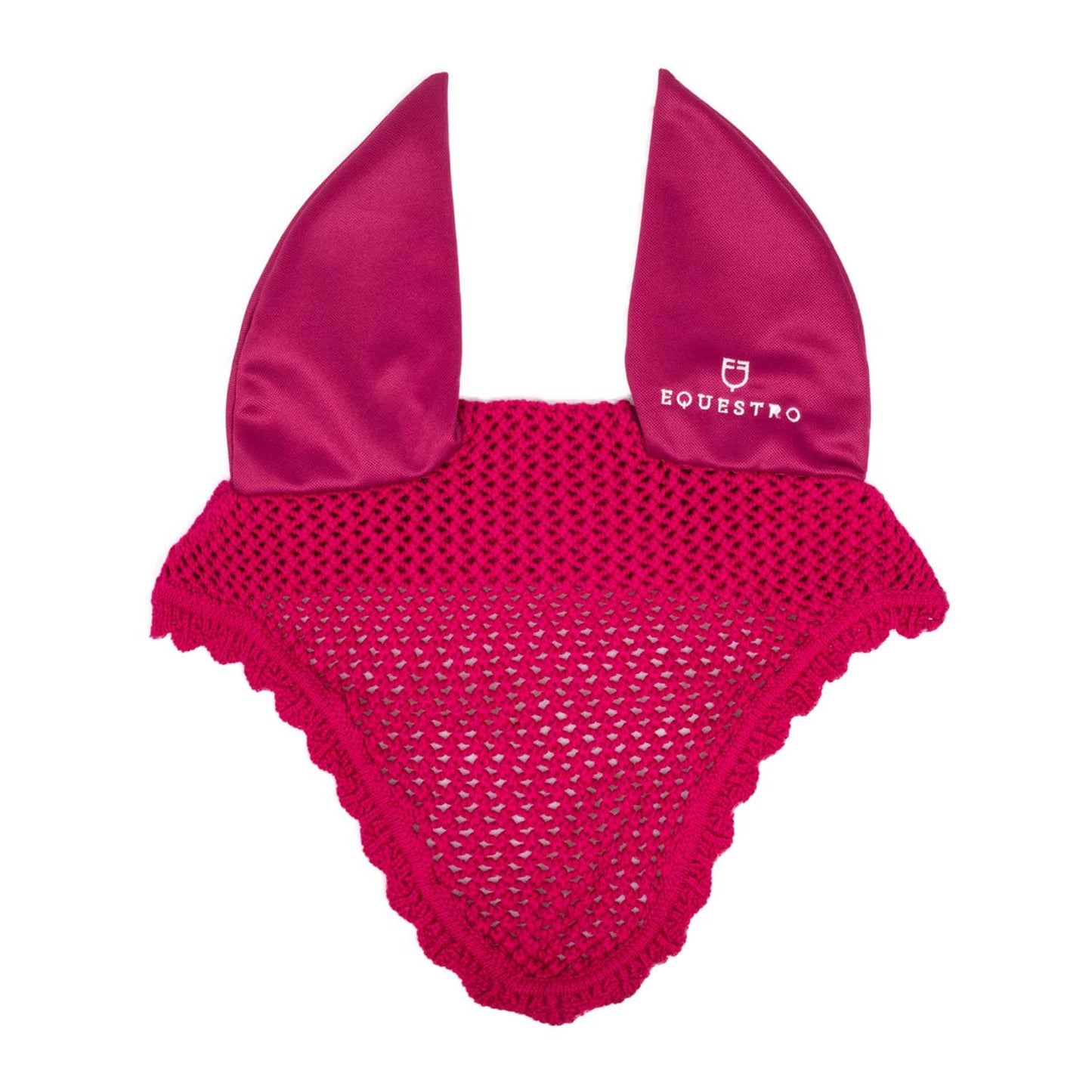 Gorro de punto con orejas elásticas Equestro - Fucsia
