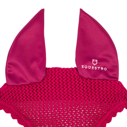 Gorro de punto con orejas elásticas Equestro - Fucsia