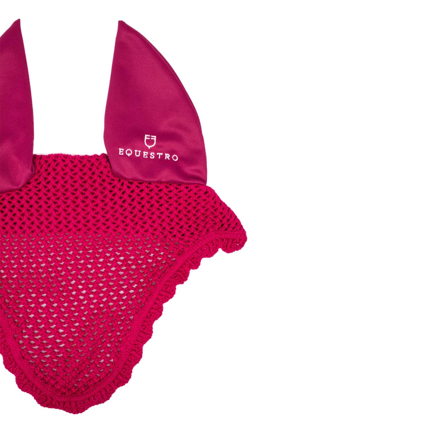 Gorro de punto con orejas elásticas Equestro - Fucsia