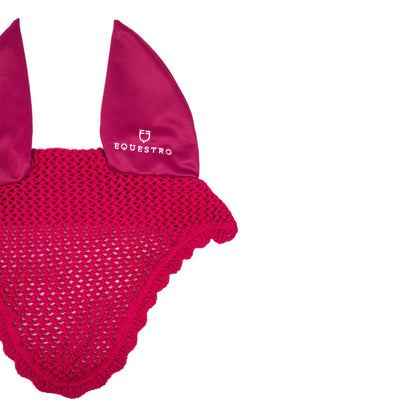 Gorro de punto con orejas elásticas Equestro - Fucsia