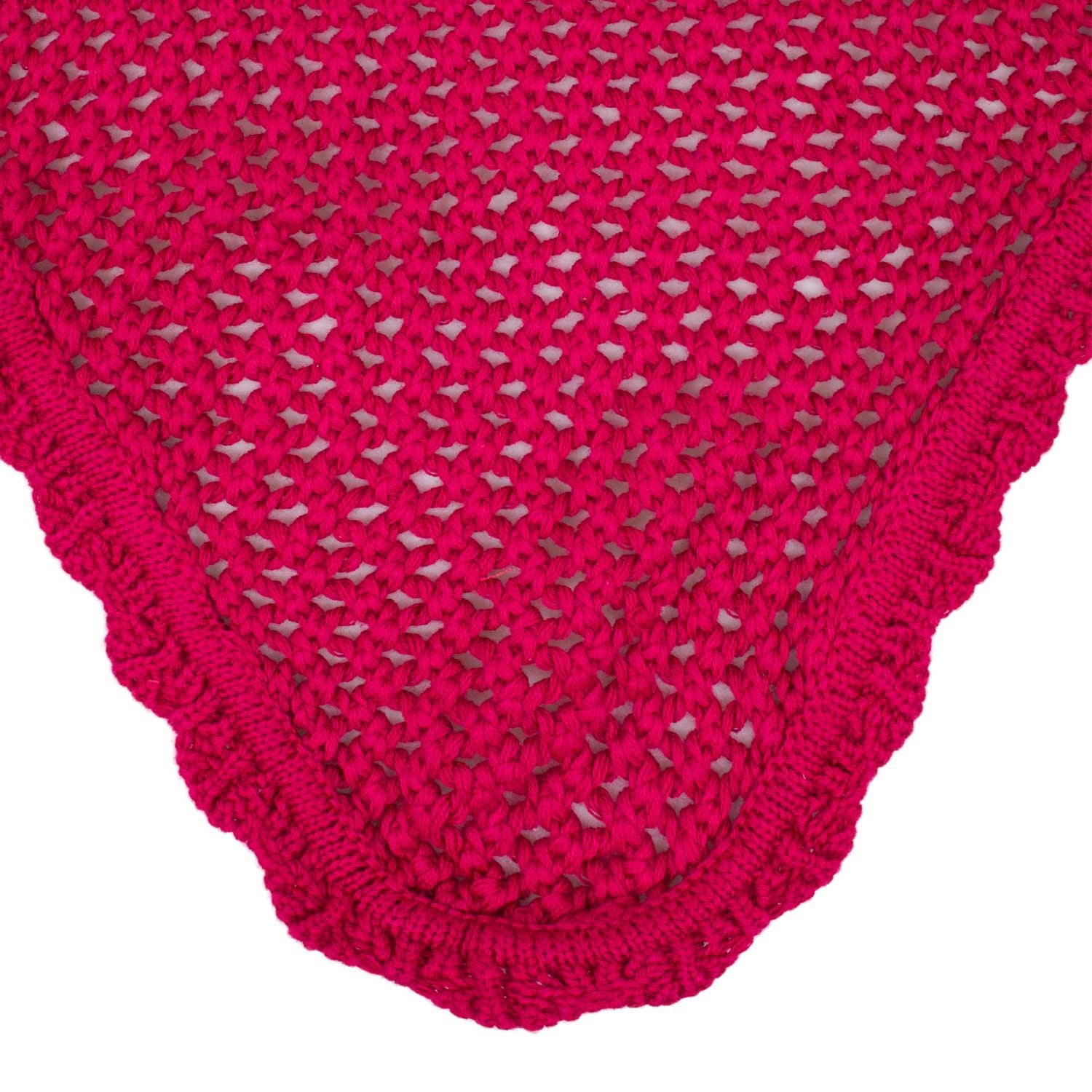Gorro de punto con orejas elásticas Equestro - Fucsia