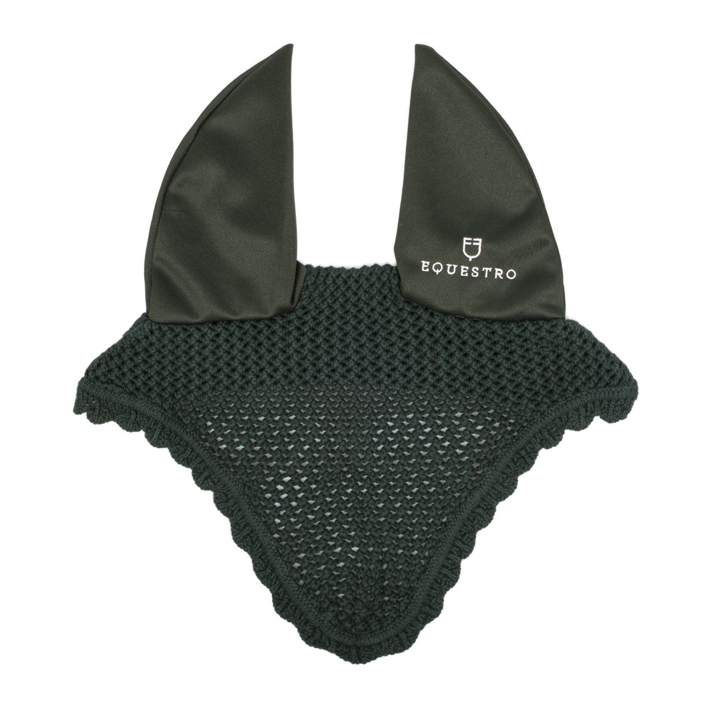 Gorro de punto con orejas elásticas Equestro - Verde